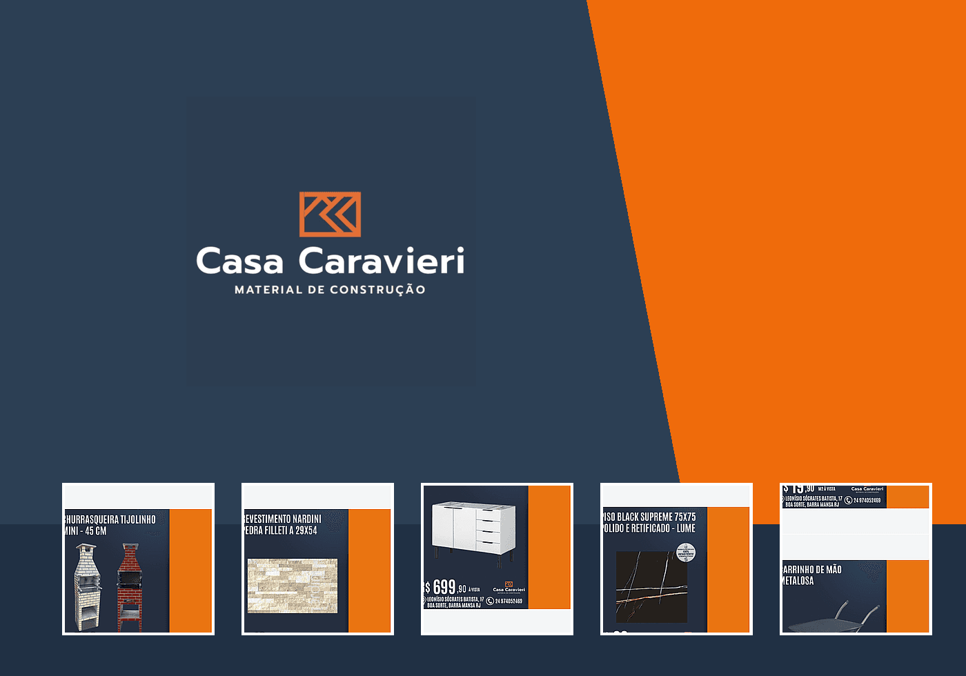 Exemplo de catalogo para Casa e obra